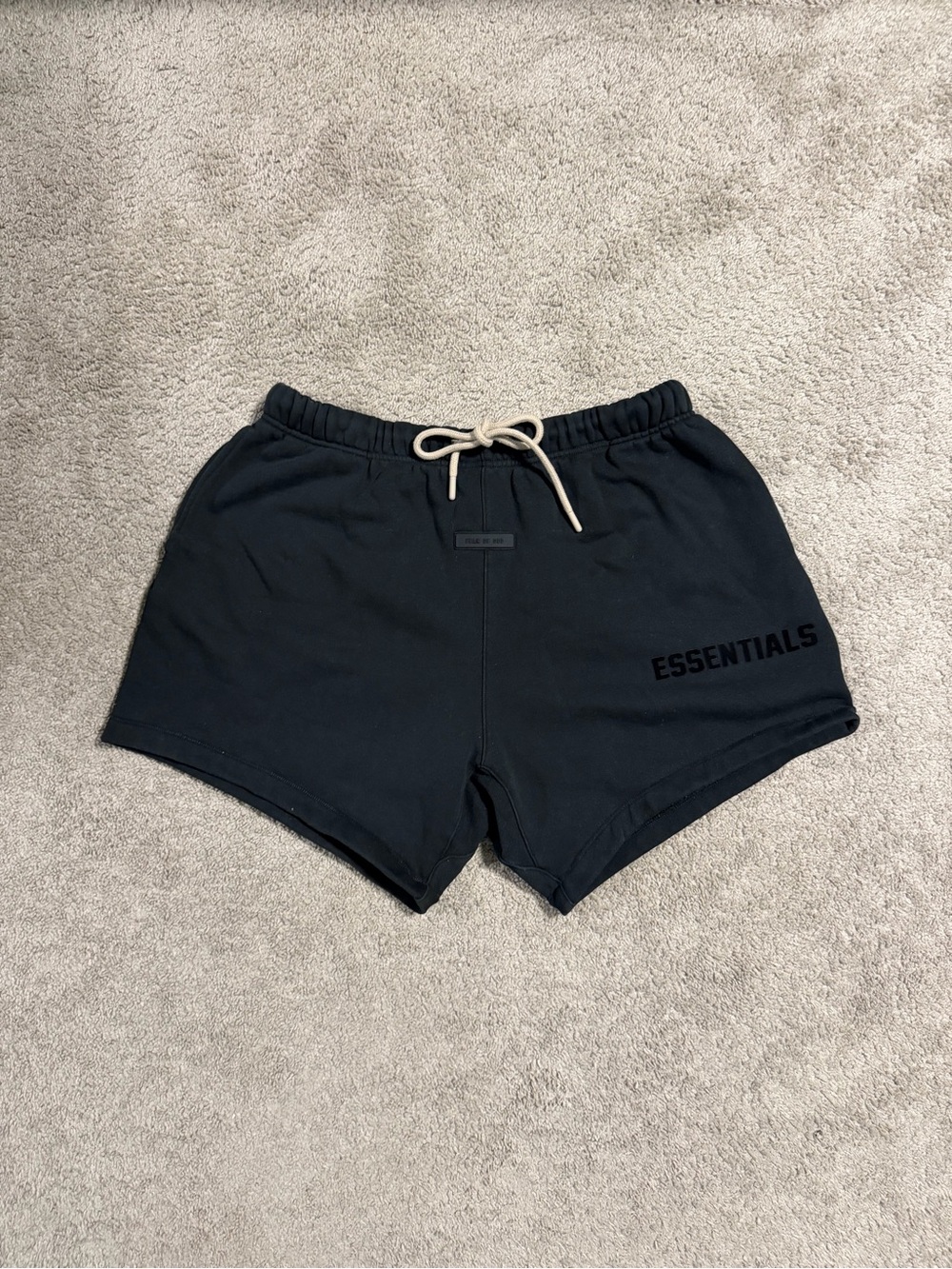 Fear of God Essentials Black Shorts
